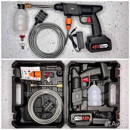 Портативная аккумуляторная автомойка