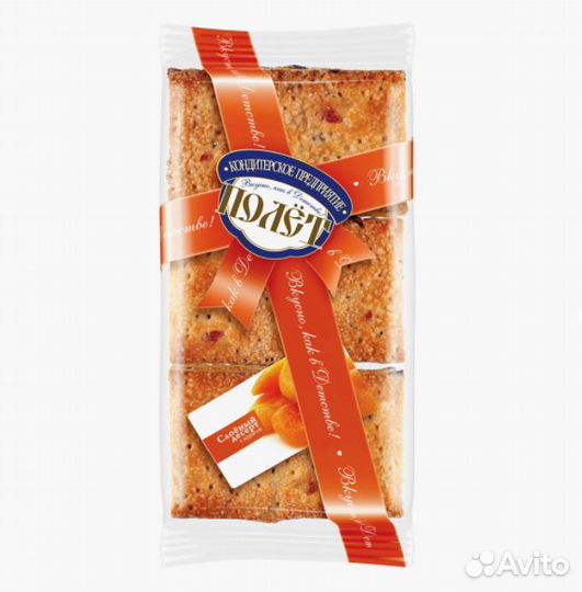 Слоёный десерт Полёт с Курагой 220г Полёт