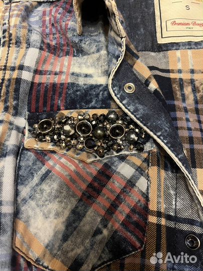 Рубашка джинсовая женская 42-44
