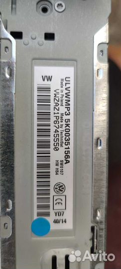 Магнитола Volkswagen Touran