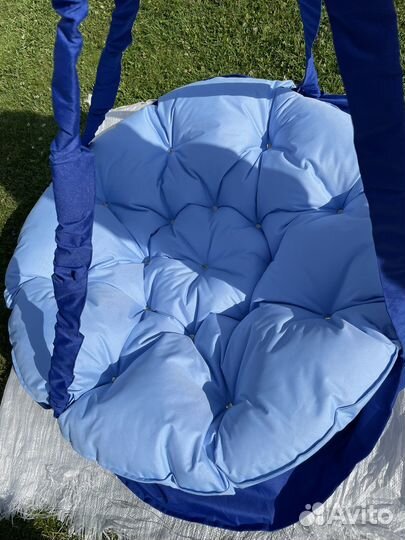 Подвесное кресло качели с подушкой