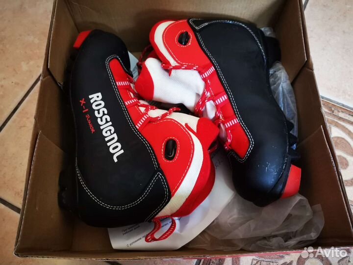 Лыжные ботинки детские rossignol X-1 JR 34рр