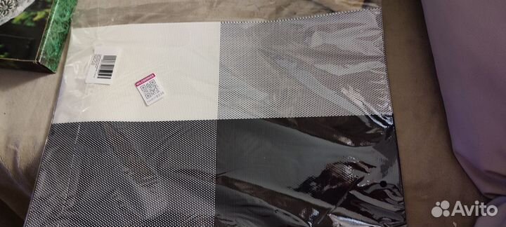 Салфетки сервировочные чëрно- белые