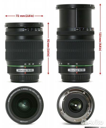 Продаётся объектив SMC Pentax DA 16-45мм f4