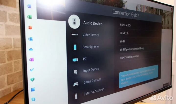 Смарт Монитор Samsung 32 3840x2160 (WiFi, SmartTV)