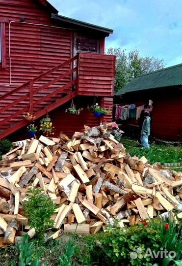 Дрова сухие в укладку любого объема