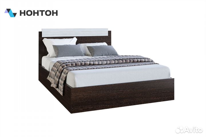 Кровать двухспальная Эко лоредо / венге