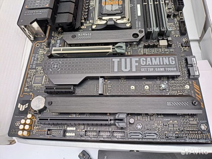 Мат.плата asus TUF gaming X670E-plus, нерабочая