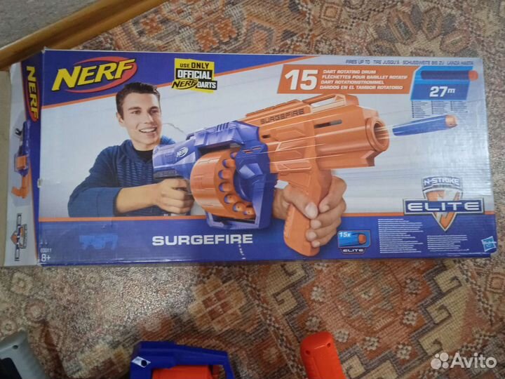 Игрушка Бластер nerf Elite Surgefire