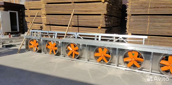 Сушильные камеры - осевые вентиляторы во №8