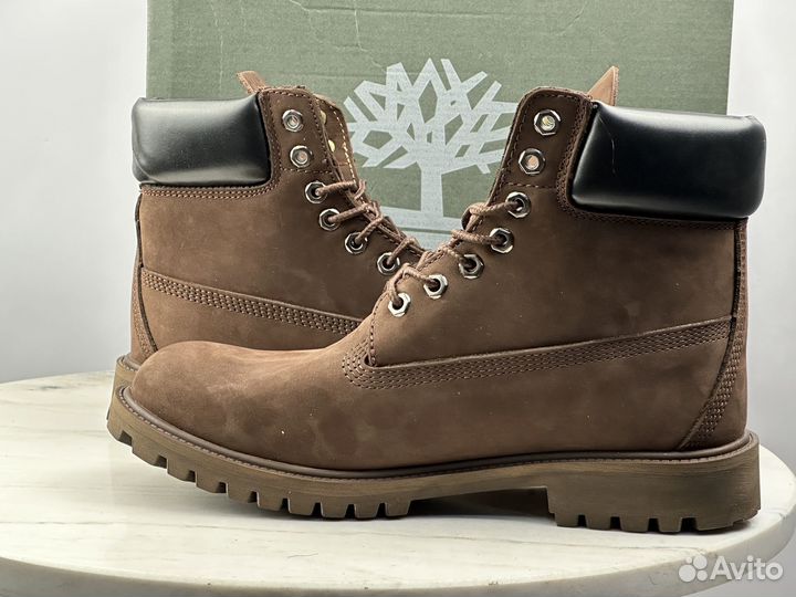 Ботинки мужские Timberland натуральный нубук