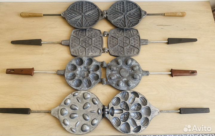 Формы для выпечки печенья, вафель орешков СССР