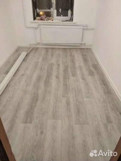 Укладка ламината и малярные работы