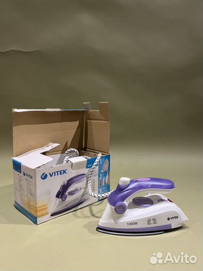 Дорожный утюг Vitek VT-1254. 1000Вт