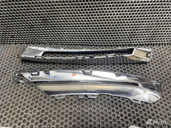 Хром накладка дхо Mercedes GL GLS 166