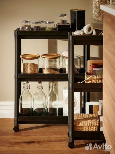 Новая черная Вескен IKEA на колесах