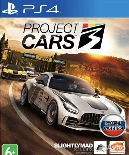 Project Cars 3 PS4, русские субтитры