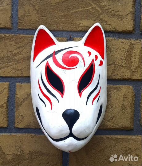Маска Кицунэ на детей