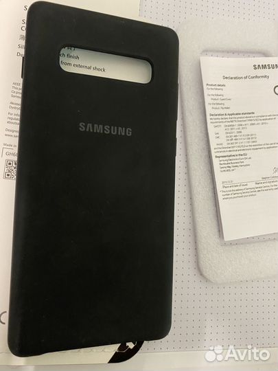 Фирменный чехол Samsung S10 Plus