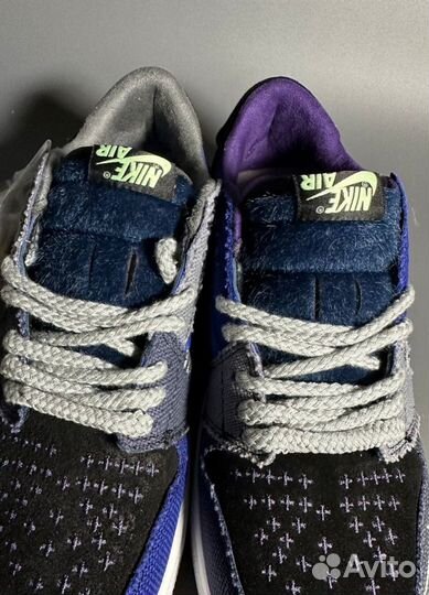 Кроссовки AIR jordan 1 LOW x Zion Williamson Ice Л