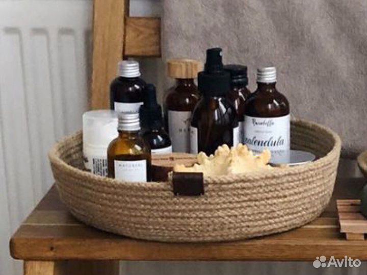 Корзина из джута 25 на 7 см