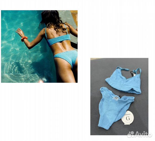 Новый купальник Hunza G Blue