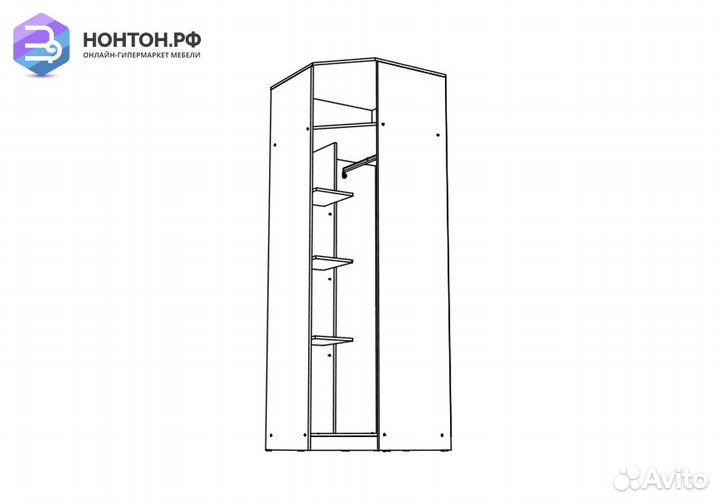 Шкаф угловой Бланка