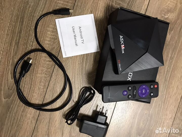 Многофункциональная Smart TV приставка A5X MAX 4K
