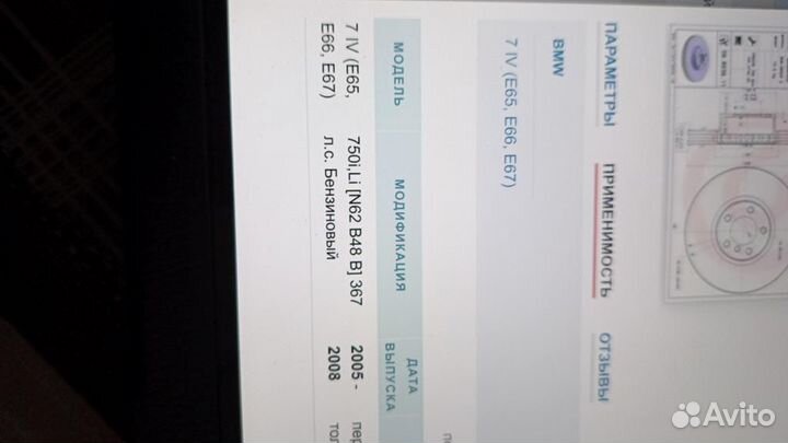 Тормозные диски bmw