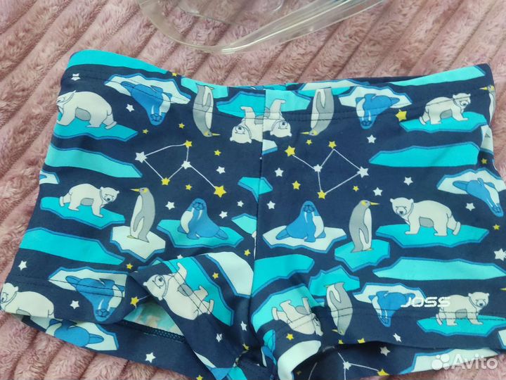 Маска детская + плавки для мальчика 116 на 4-5 лет