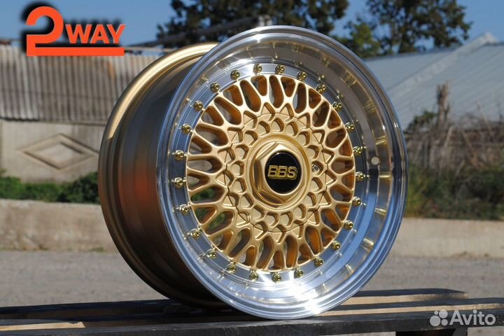 R15 BBS RS Style 7J ET20 4*98/100 Gold ML (GX81)