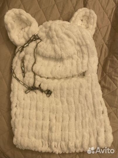 Балаклава с ушками мишки