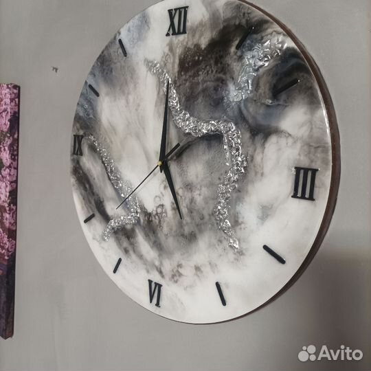 Настенные часы ручной работы