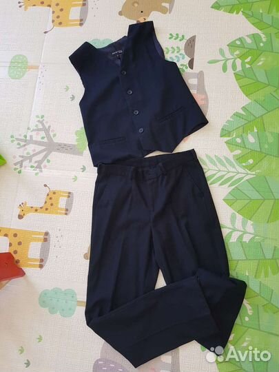 Школьный костюм для мальчика 146 синий