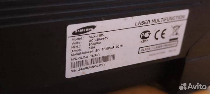 Принтер samsung CLX-3185