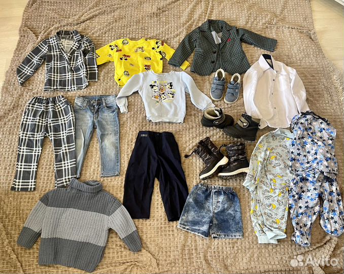 Вещи и обувь пакетом для мальчика