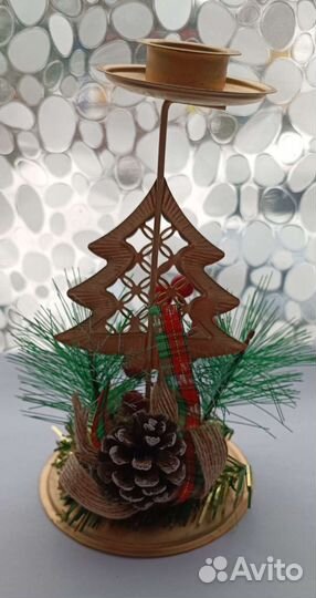 Новогодний подсвечник