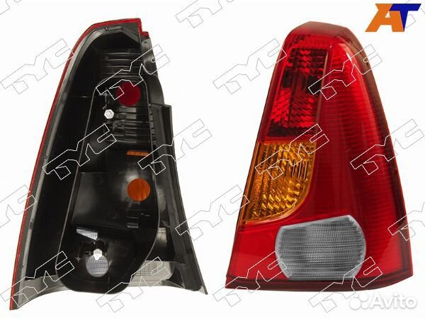 Фонарь задний renault logan 05-14