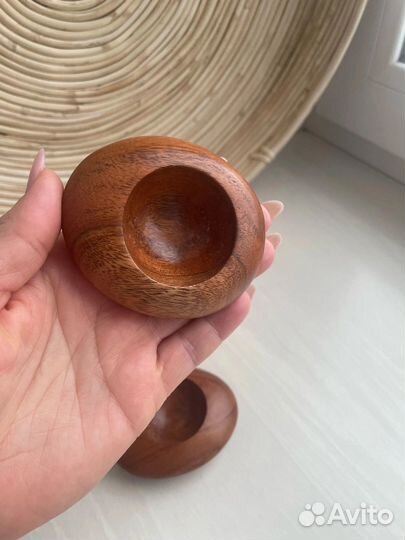 Подставки для яиц дерево манго h&m