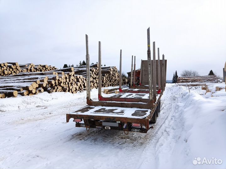 Полуприцеп лесовоз (сортиментовоз) Van Hool Лесовоз (сортиментовоз), 2003