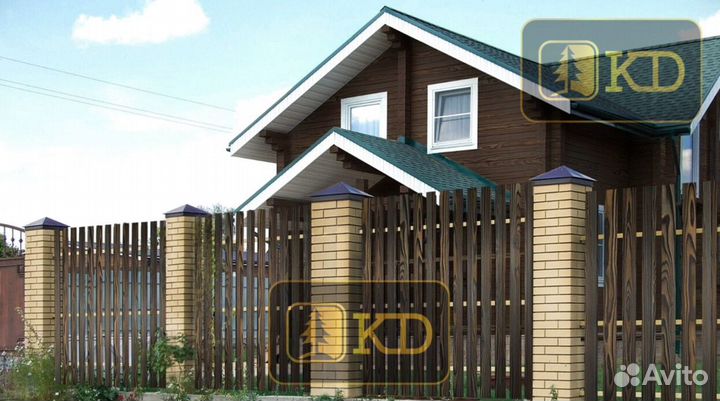 Штакетник для забора. Каменное дерево