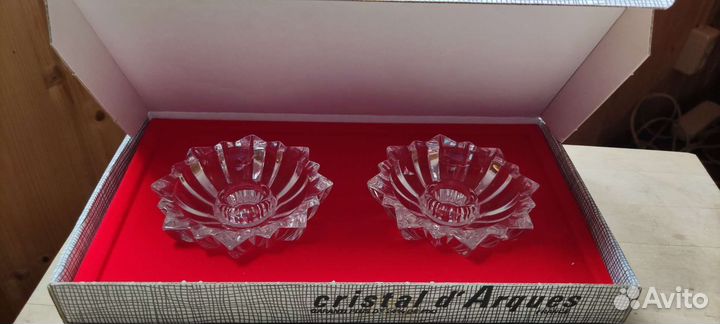 Хрустальные подсвечники