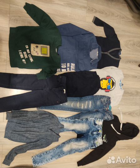 Пакет одежды для мальчика 122 128