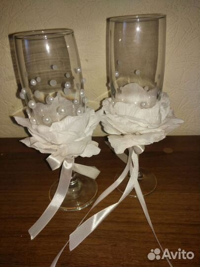 Фужеры с декором