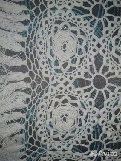 Вязаная скатерть СССР 1,6х1,6