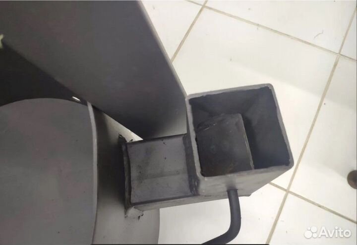 Печь для казана с трубой и дверцей 16л