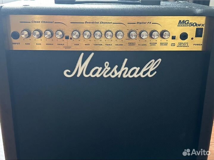 Гитарный комбоусилитель marshall