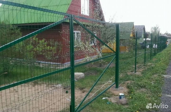 Забор из 3D сетки быстро качественно