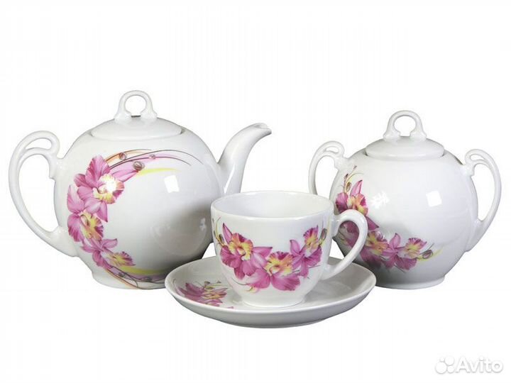 Чайный сервиз Добруш Беларусь на 6 персон