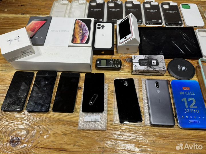 Хлам: телефоны, комплектующие пк, дисплеи